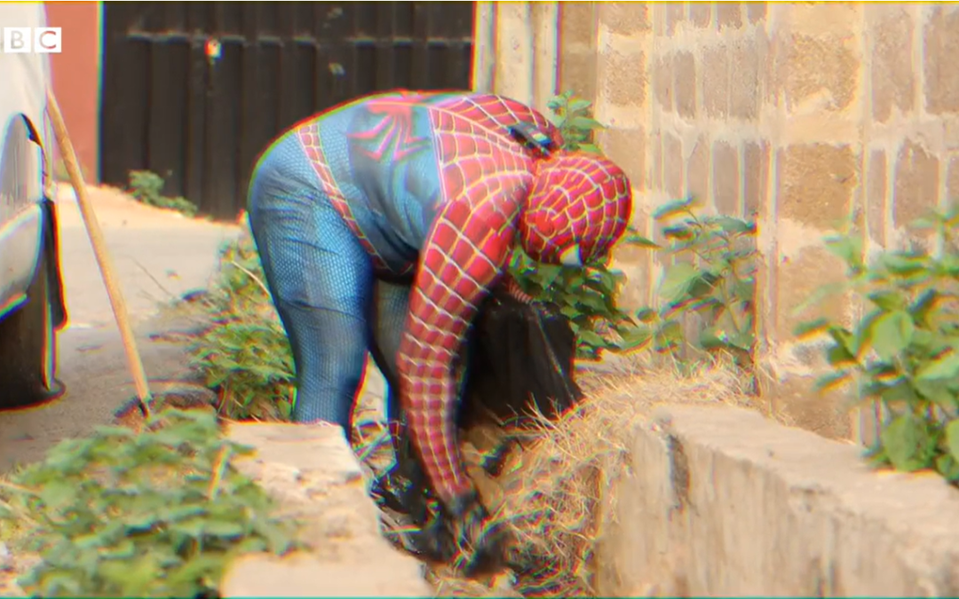 Meet Jonathan Olakunle, an environmental ‘Spider-Man’ who picks up trash all over Osogbo.